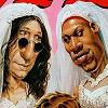 Howard Stern and Denis Rodman as brides